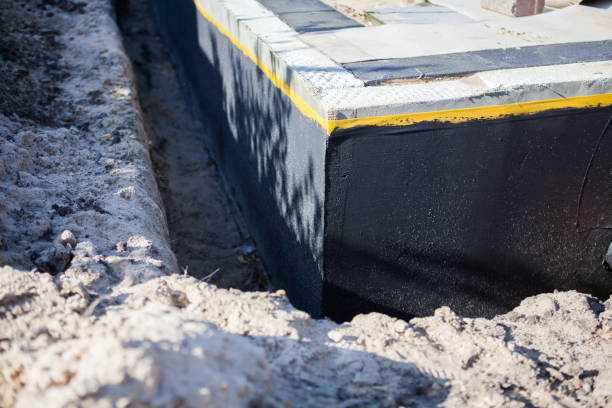 Residential Waterproofing installation at a Oradell, NJ home by SJ Waterproofing Pros